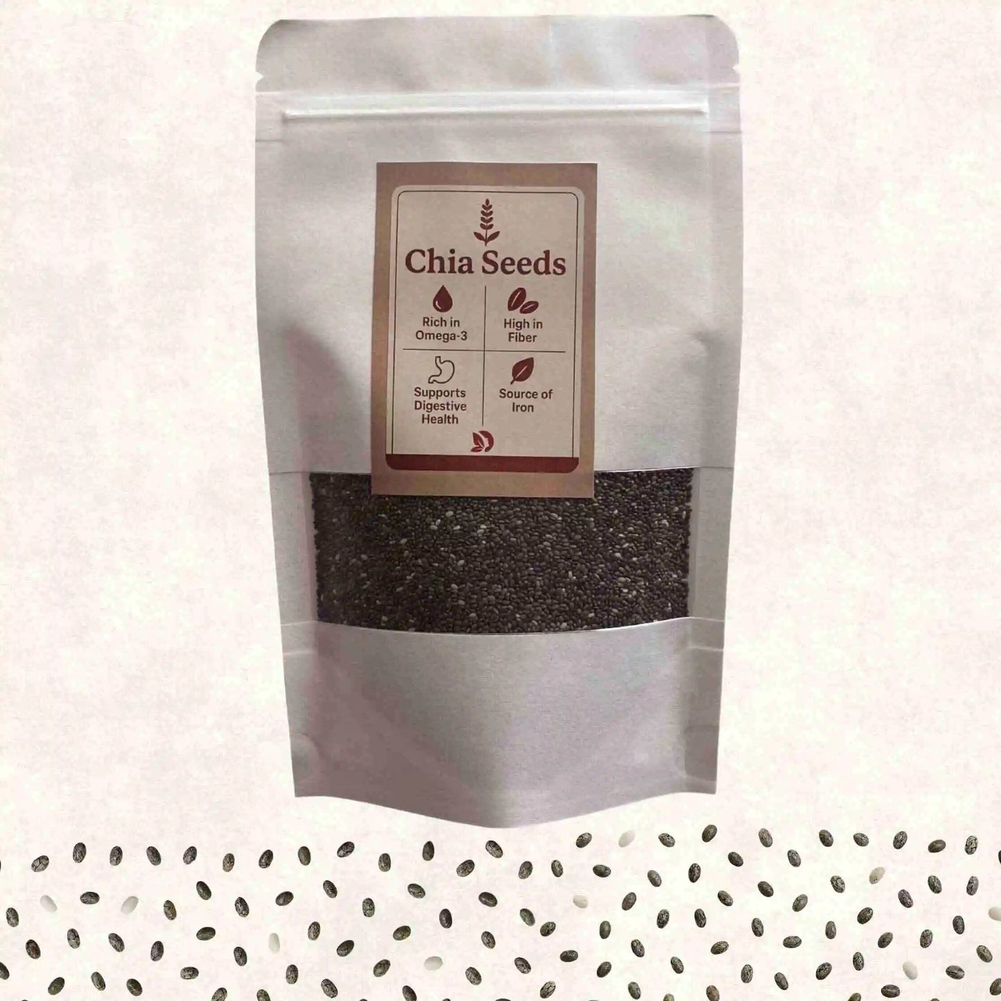 Chia Seeds – Fiber, Energy & Digestion | 100g