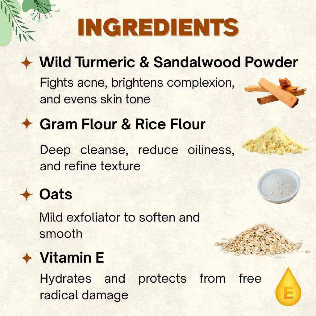 Sandalwood & Wild Turmeric Soap | 100g