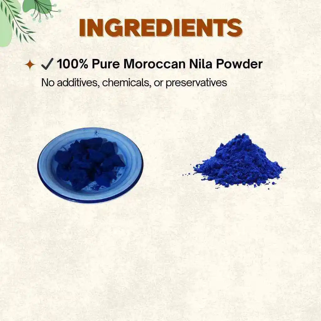 100% Pure Moroccan Nila Powder | 25-50g