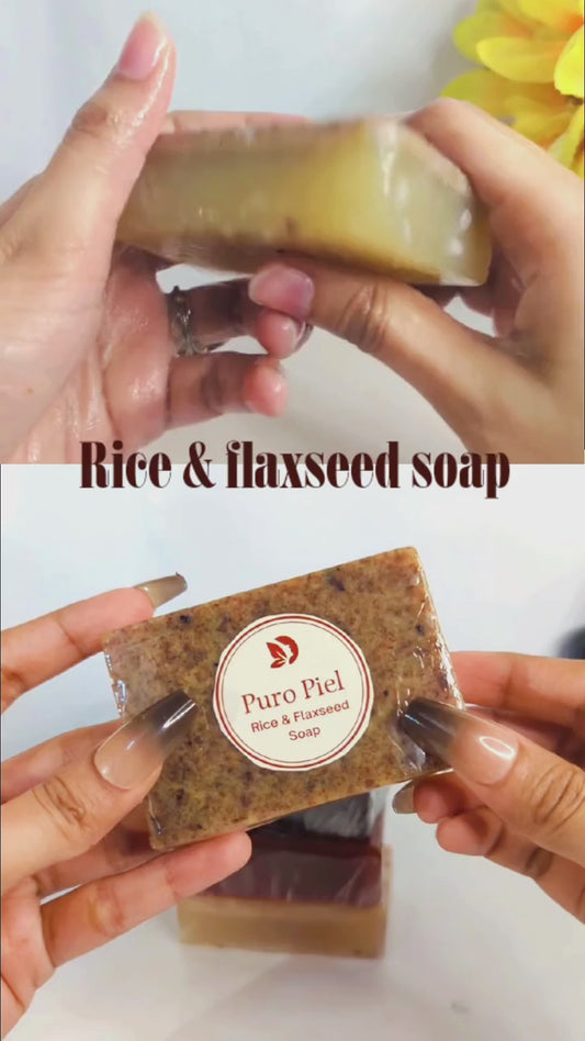Rice & Flaxseed Shine, Acne Healing Soap | 100g