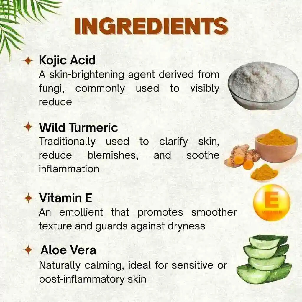 Kojic Acid & Wild Turmeric Soap | 100g